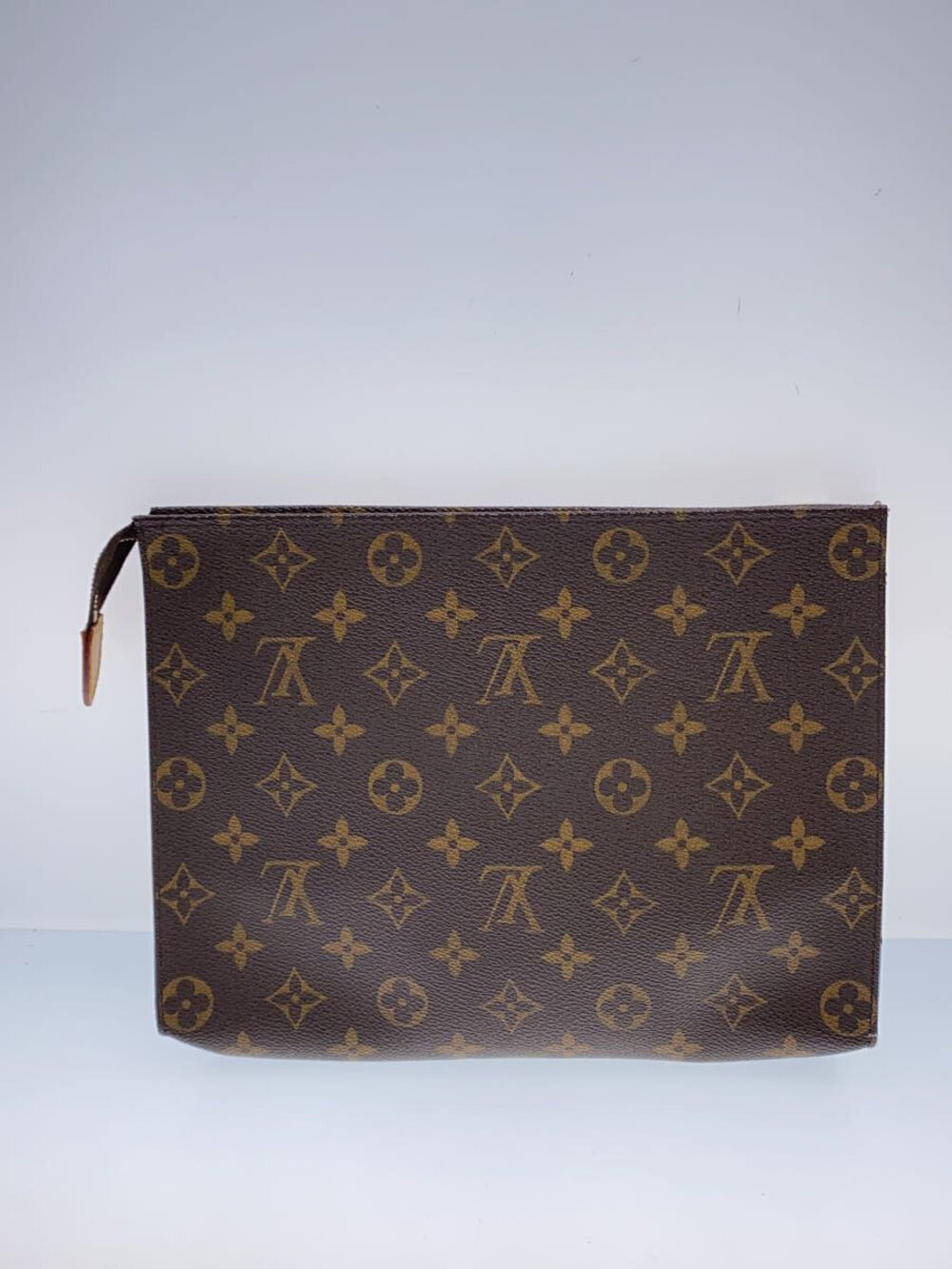 LOUIS VUITTON Pochette Toilette Canvas Brown - Picture 3 of 8